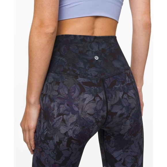 LULULEMON Align Pant Nightfall Blossom Nulu Leggings - Picture 4 of 9
